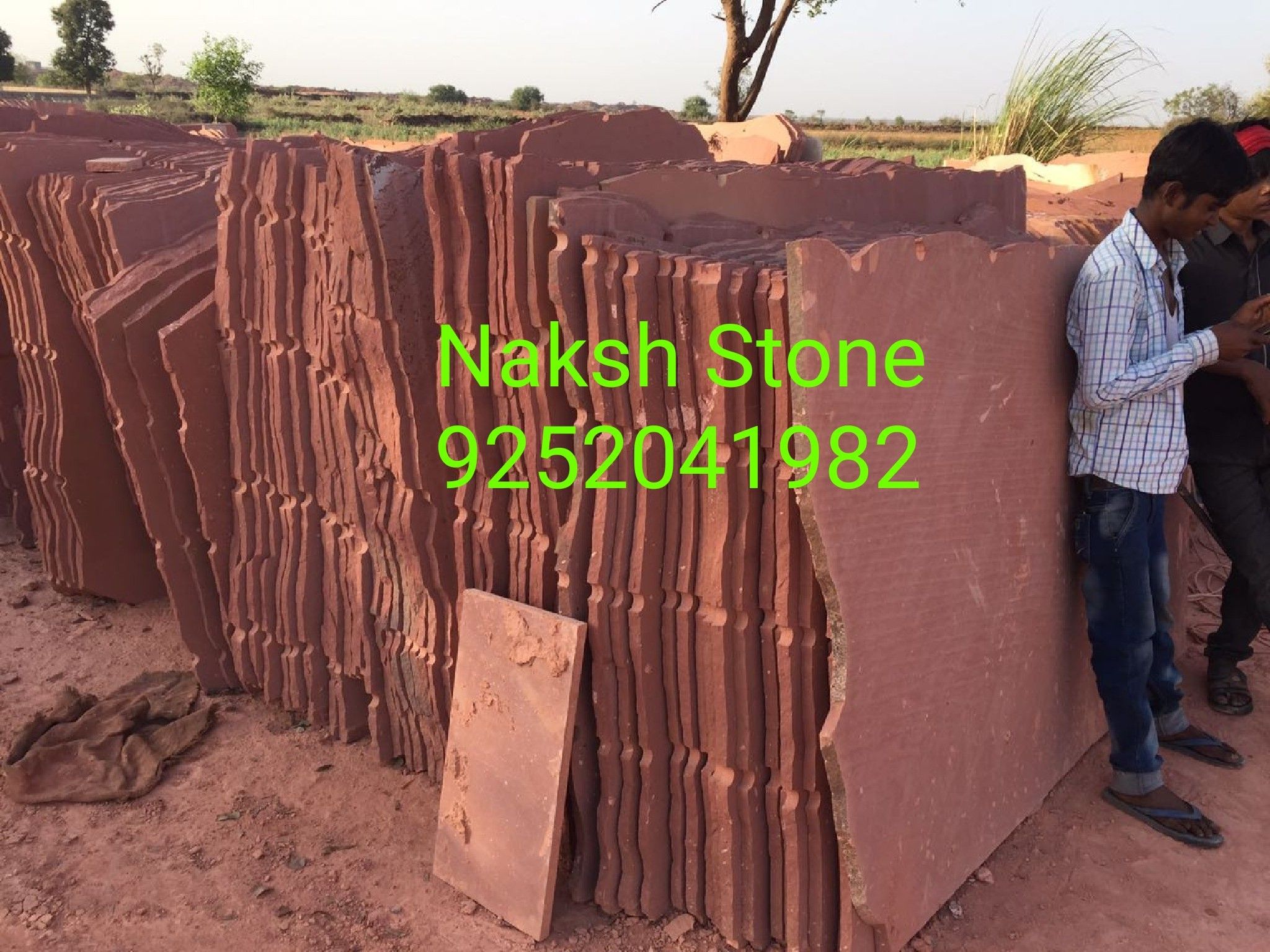 Red dholpur stone