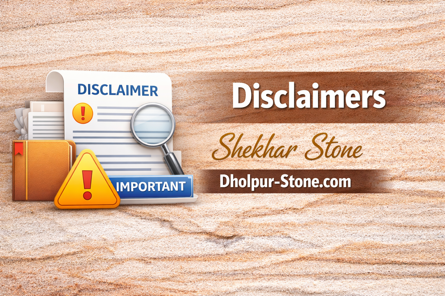 Disclaimer – Shekhar Stone